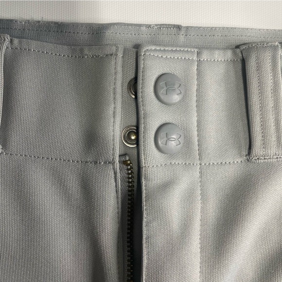 Under Armor Grey Youth Large baseball tee-ball patnts - Picture 5 of 10